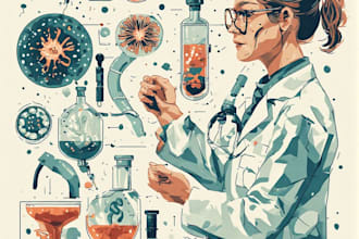 create medical and scientific illustration for publication