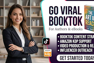 do booktok promotion and viral ebook marketing for authors