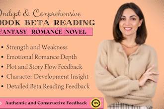 be your fiction young adult beta reader fantasy novel romantasy beta reader