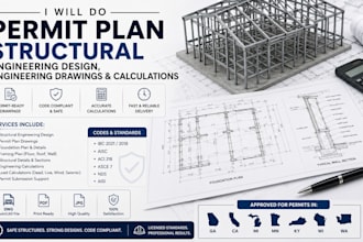 do permit plan structural engineering design, engineering drawings calculations
