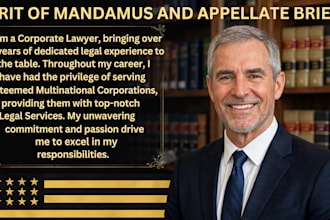 expertly draft, review and edit a writ of mandamus petition for uscis delays