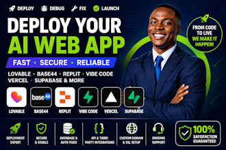 deploy lovable base44 replit debug fix vibe code vercel supabase lovable webapp