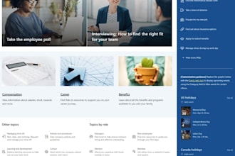 design microsoft sharepoint portal website, intranet website, business website