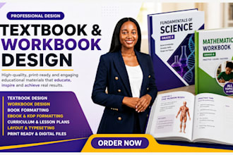 format and design your educational textbook workbook curriculum and lesson plan