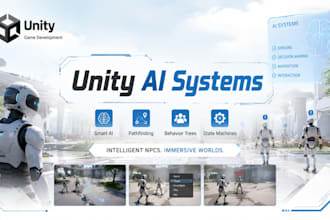 develop advanced ai systems for unity games and npcs