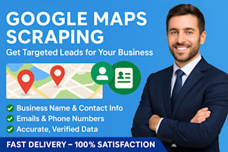 scrape google map data, b2b lead, web scraping, lead generation