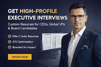 write a resume to secure high ticket interviews for executives