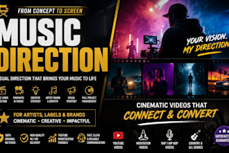 be your creative director for music direction, visual strategy and taxclaude web