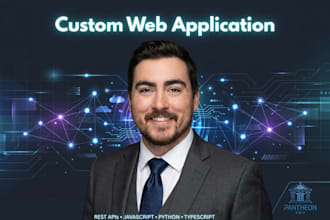 develop a custom web application