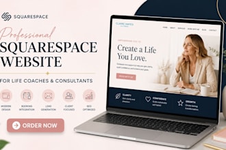 design life coaches squarespace website consulting life coaches website
