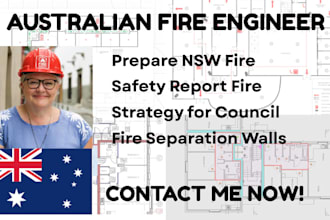 prepare nsw fire safety report fire strategy for council fire separation walls