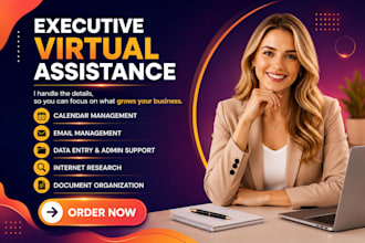 be your executive virtual assistant, calendar management and business operations