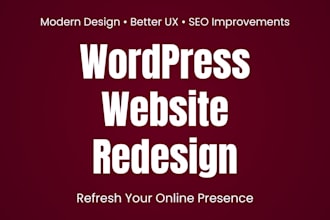 maintain, update, and improve your wordpress website