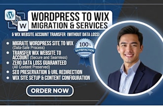 migrate your wordpress to wix without losing data transfer wix to another wix