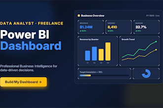 build a professional power bi dashboard for your business data