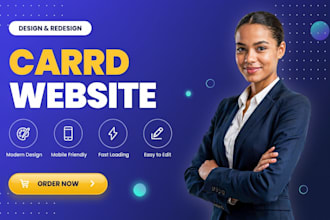 design carrd website carrd portfolio carrd landing page carrd one page website