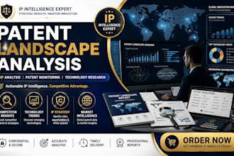 provide patent landscape analysis patent monitoring IP analysis technology rese