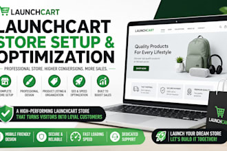 build launch cart store for high conversion
