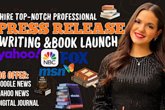 do book press release, book launch, book launch pr, press release distribution