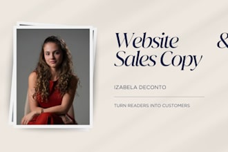 write persuasive website copy and sales copy that converts