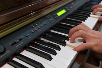 record professional piano, keyboard and synth for your song