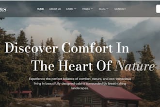 design wix recruitment agency website wix campsite cabin booking website wix SEO