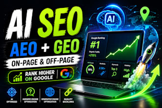 build ai aeo geo website on page and off page seo for your goggle ranking