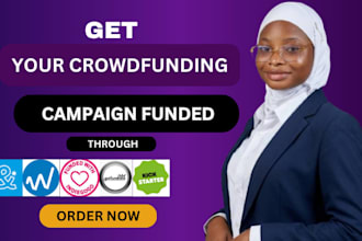 crowdfunding campaign promotion wefund kickstarter gofundme indiegogo marketing