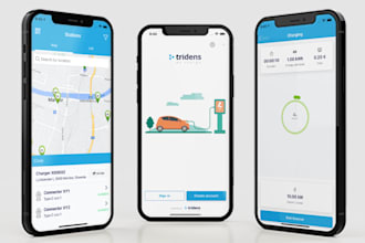 inder app, tracking app, ev charging app
