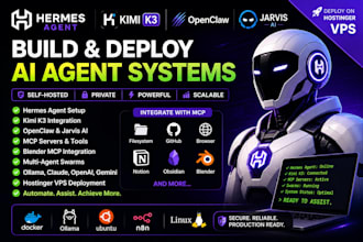 hermes agent kimi k3 hostinger vps blender mcp openclaw jarvis ai hermes swarms