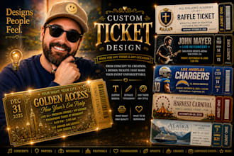 design a custom ticket