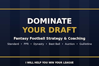help you dominate your fantasy football draft strategy
