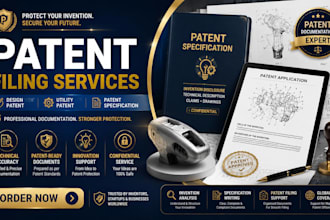 conduct patent filing design patent utility patent patent specification