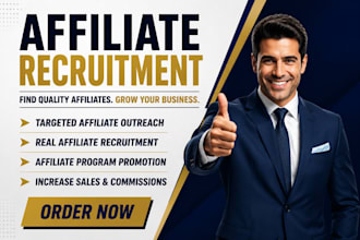recruit affiliate sign up, affiliate recruitment link promotion affiliate market