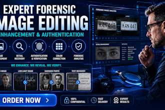perform forensic image analysis and photo authentication