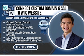 connect custom domain ssl to wix website transfer godaddy website to wix website