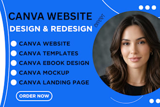 canva website design canva social media design canva landing page canva ebook
