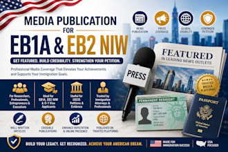 write and publish eb1, eb2 niw media article on major news publication