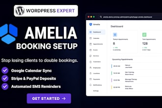 setup amelia booking plugin and wordpress appoinment scheduling website