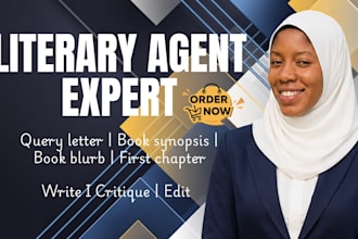 critique or edit your query letter, synopsis, book blurb, and book proposal