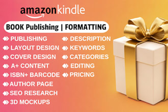 do book formatting, kdp book publishing, paper back, kindle ebook formatting