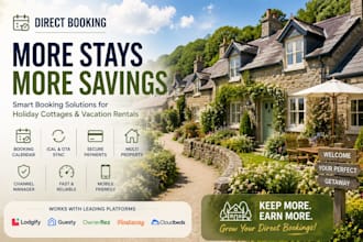 setup direct booking website vacation rental lodgify guesty ownerrez sirvoy vbro