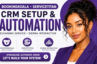 bookingkoala setup procure servicetitan cleaning service sierra interactive