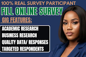 recruit verified US respondents to fill online survey