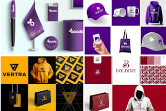 create full branding kit, brand guidelines and logo design