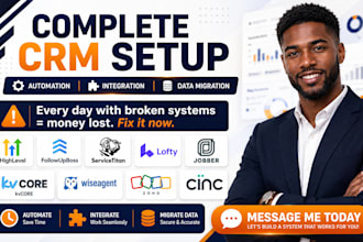 gohighlevel followup boss servicetitan lofty jobber kvcore wise agent zoho cinc
