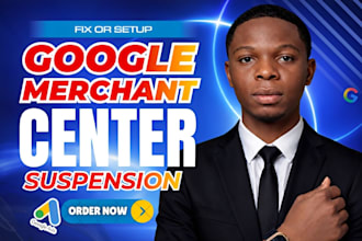 fix google merchant center suspension and misrepresentation