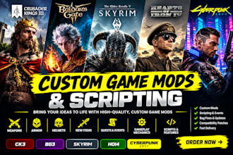 create custom ck3 mod skyrim mod skyrim bg3 mod skyrim ae se game modding script