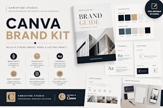 design canva brand kit, brand guidelines and brand style guide