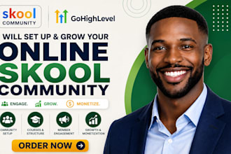 skool community setup skool online course skool community skool manager skool